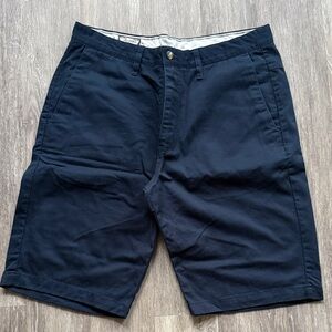Volcom Dark Blue Men's Flat Front Shorts